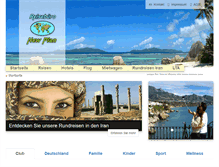 Tablet Screenshot of newplan-travel.de